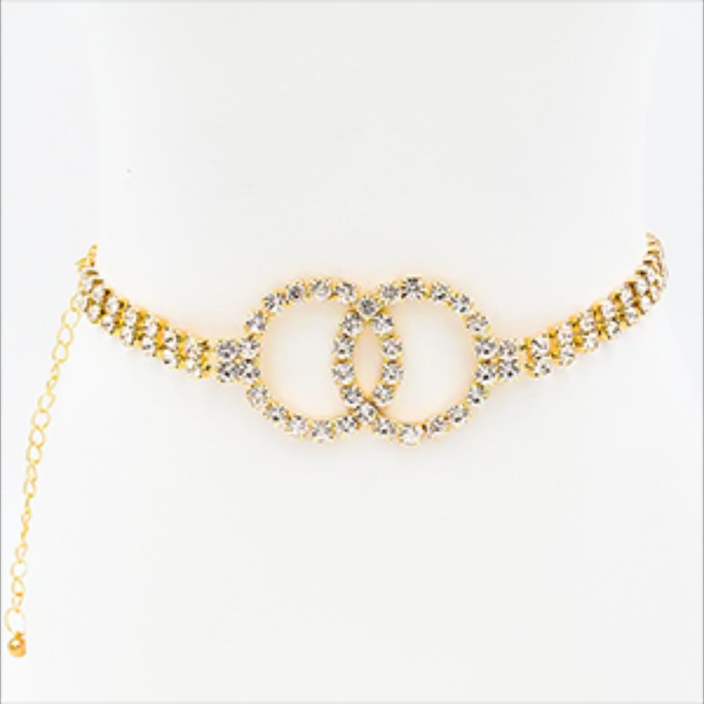 Chain Circle Belt-Gold